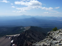 Crater Lake Rim from Mt. Thielsen