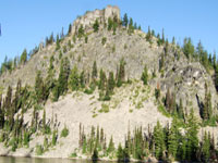 Middle Rosary Lake near Willamette Pass
